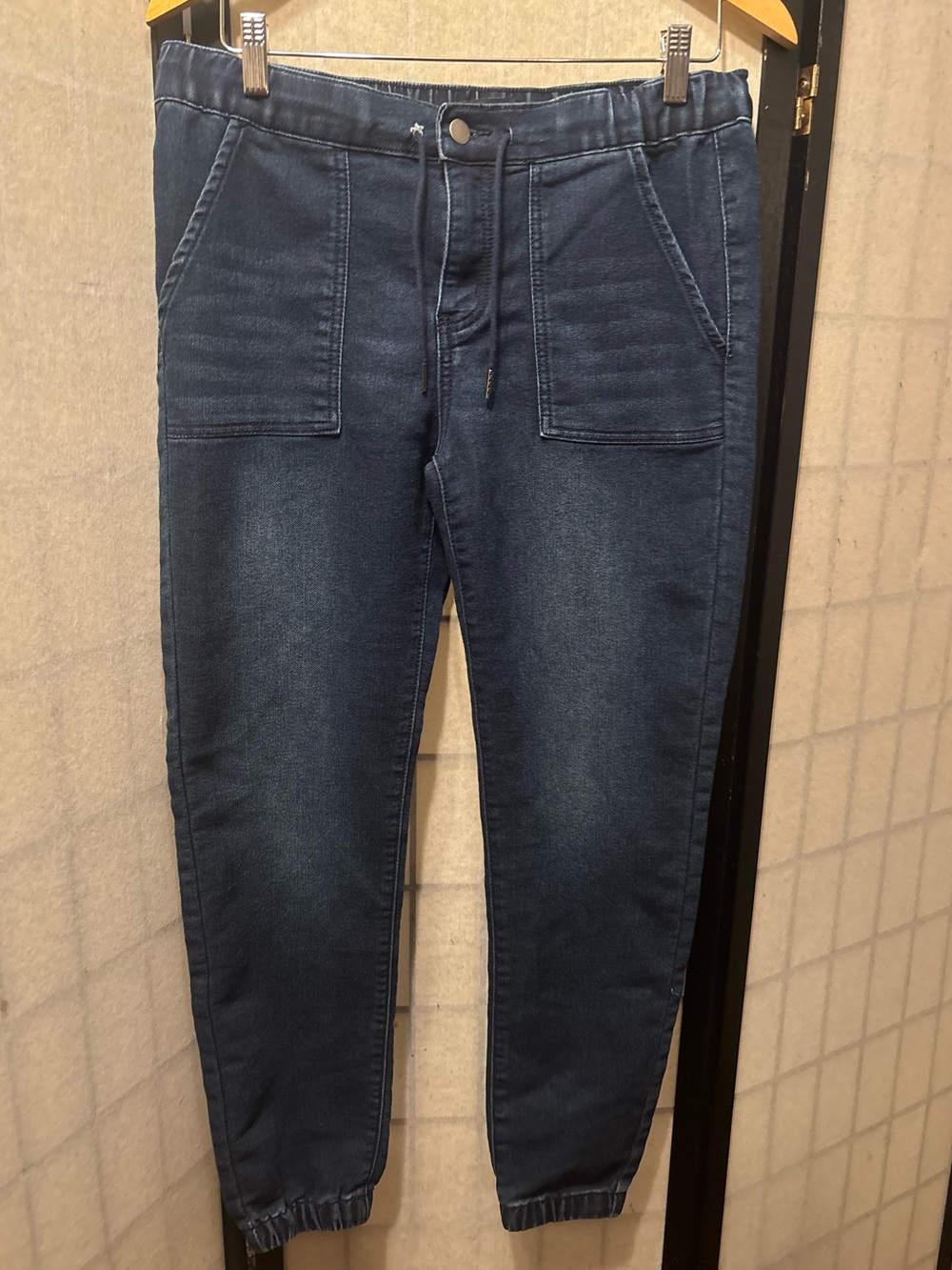 FOREVER 32 Dark Blue Denim Jogger Jeans - Casual Comfort